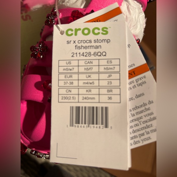 Simone Rocha Pink X Crocs sandals - Picture 3 of 3